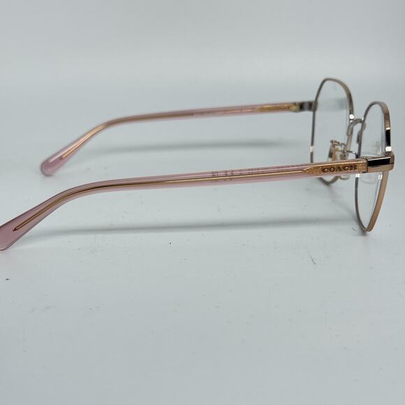 Coach Eyeglasses Frames HC5155 9331 Shiny Rose Gold Wire Rim 54-20-140 H17712 - Picture 4 of 7